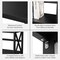 Costway 3-Tier Bookshelf Wooden Open Storage Bookcase for Home Office White\Black\Coffee\Natural